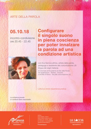 20181005 Conferenza Eva Genova