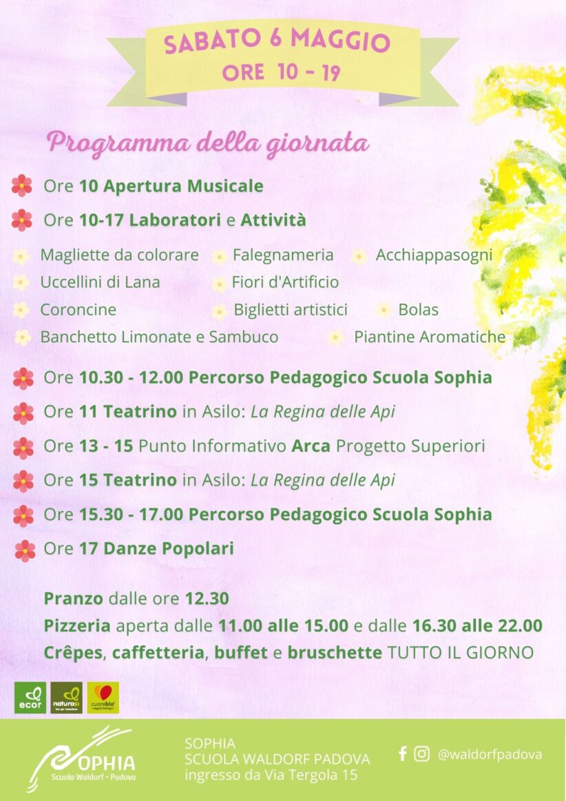 Programma Festa Primavera 2023